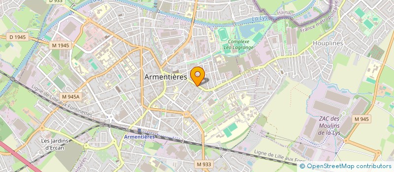 localisation de l'entreprise MADAME ANAIS PERARD  ARMENTIERES