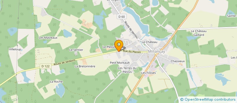 localisation de l'entreprise MADAME ANAIS PERDEREAU  MILLANCAY