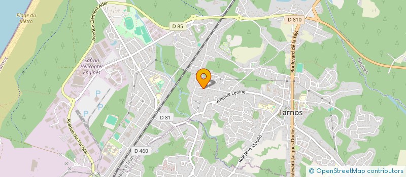 localisation de l'entreprise MADAME ANAIS PEREZ  TARNOS