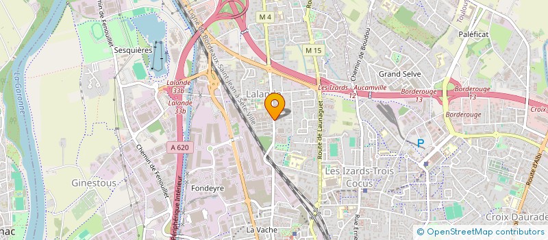 localisation de l'entreprise MADAME ANAIS PERREIN  TOULOUSE