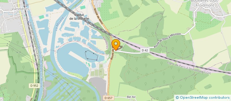 localisation de l'entreprise MADAME ANAIS PERRIN  PONT-A-MOUSSON