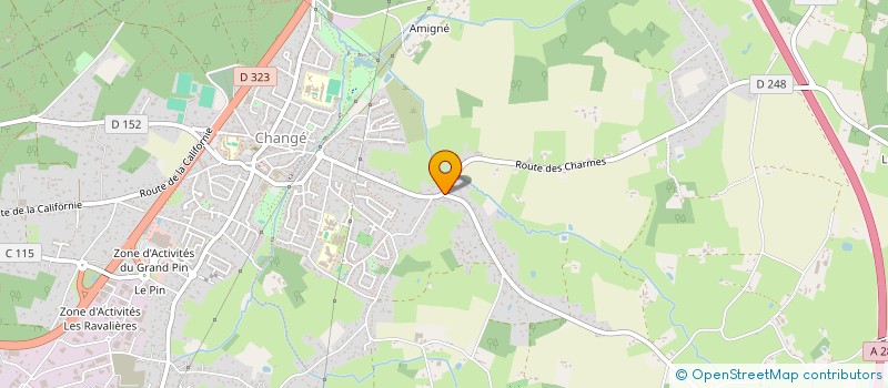 localisation de l'entreprise MADAME ANAIS PESSON  CHANGE