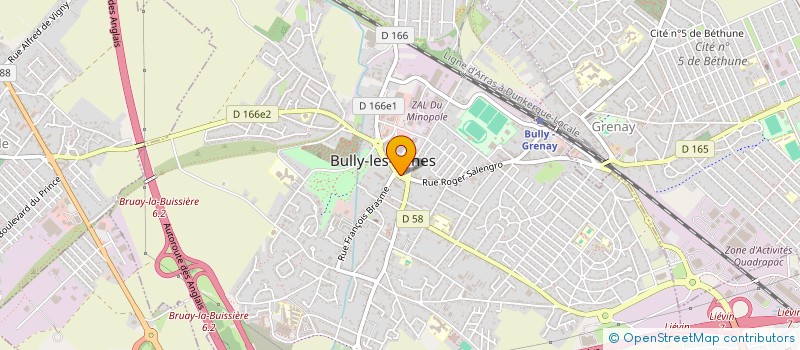 localisation de l'entreprise MADAME ANAIS PETITPRETZ à BULLY-LES-MINES