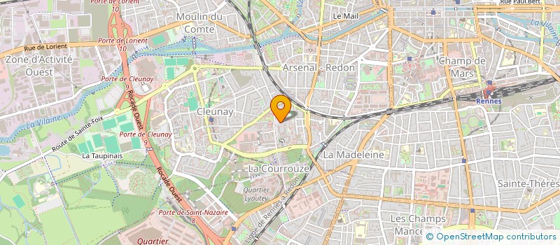localisation de l'entreprise MADAME ANAIS PHELIPPEAU  RENNES