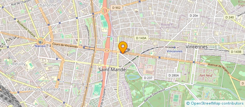 localisation de l'entreprise MADAME ANAIS PHINITH  SAINT-MANDE
