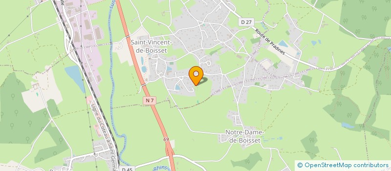 localisation de l'entreprise MADAME ANAIS PIAZZON  SAINT-VINCENT-DE-BOISSET