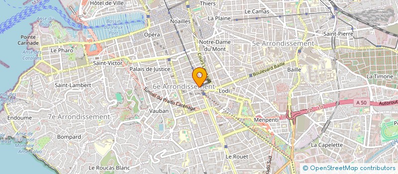 localisation de l'entreprise MADAME ANAIS PIKNA à MARSEILLE