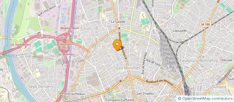 localisation de l'entreprise MADAME ANAIS PINET à TOULOUSE
