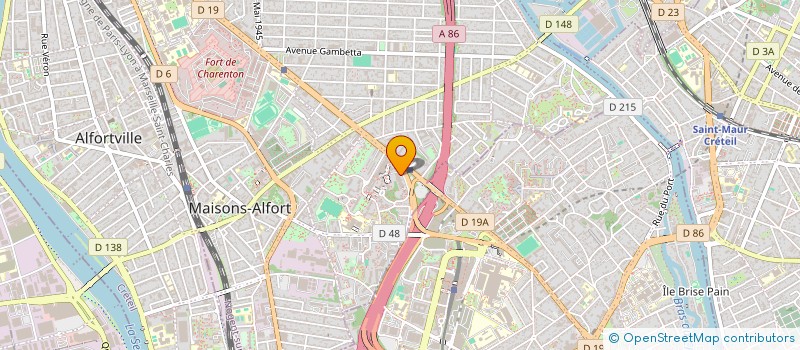 localisation de l'entreprise MADAME ANAIS PINNOCK  MAISONS-ALFORT