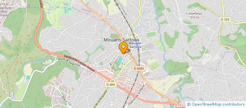 localisation de l'entreprise MADAME ANAIS PISTOLESI  MOUANS-SARTOUX