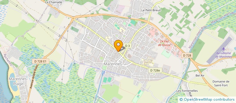 localisation de l'entreprise MADAME ANAIS PITT  MARENNES-HIERS-BROUAGE