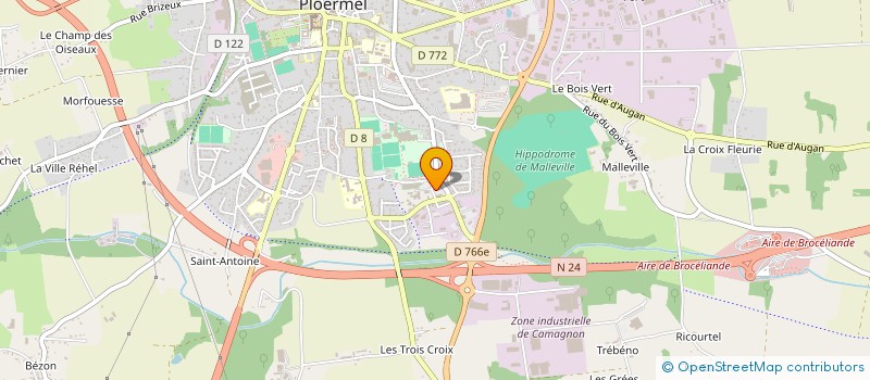 localisation de l'entreprise MADAME ANAIS PLANTEC  PLOERMEL