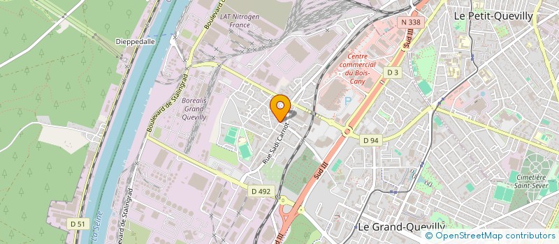 localisation de l'entreprise MADAME ANAIS PLANTEGENEST  LE GRAND-QUEVILLY