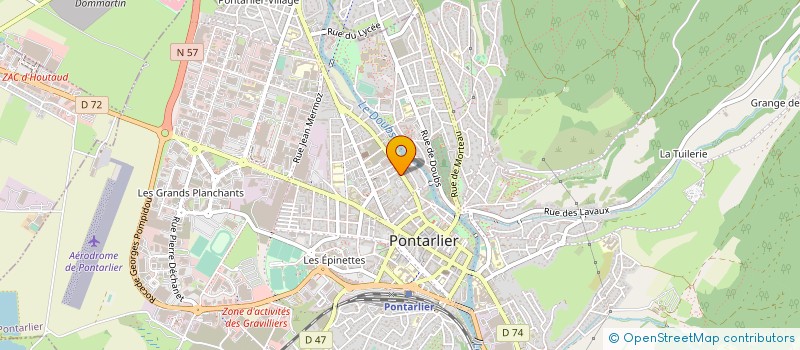 localisation de l'entreprise MADAME ANAIS POBELLE à PONTARLIER