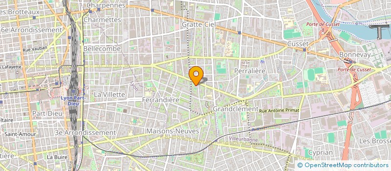 localisation de l'entreprise MADAME ANAIS POGGETTI à VILLEURBANNE