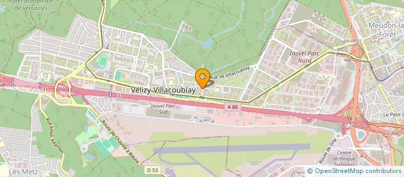 localisation de l'entreprise MADAME ANAIS POINTEREAU à VELIZY-VILLACOUBLAY