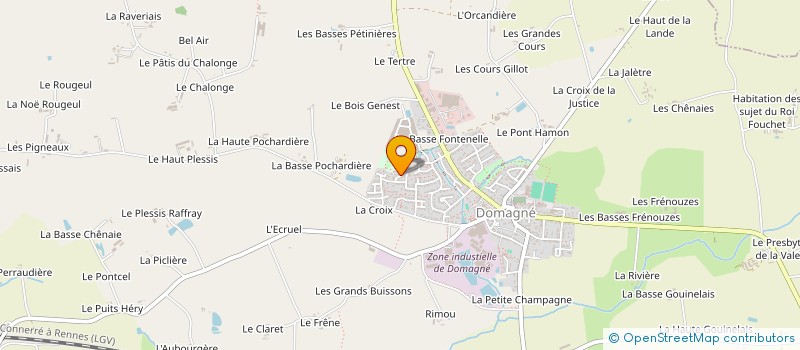 localisation de l'entreprise MADAME ANAIS POISSON  DOMAGNE