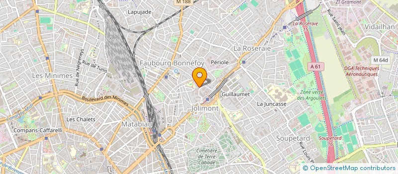 localisation de l'entreprise MADAME ANAIS PONCET à TOULOUSE