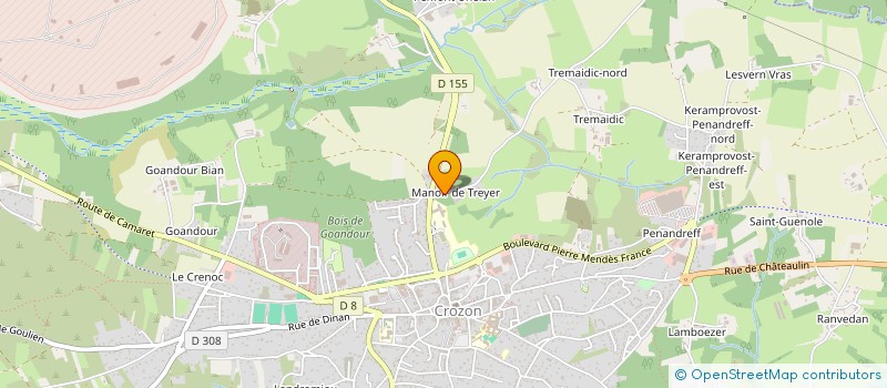 localisation de l'entreprise MADAME ANAIS PONTAL  CROZON