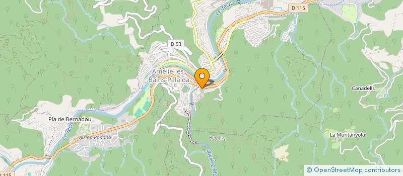 localisation de l'entreprise MADAME ANAIS PONTIE  AMELIE-LES-BAINS-PALALDA