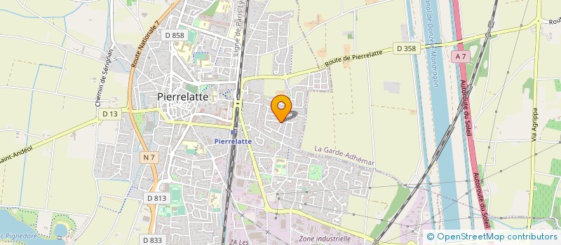 localisation de l'entreprise MADAME ANAIS PORPIGLIA  LAPALUD