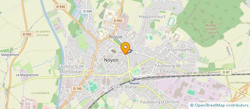 localisation de l'entreprise MADAME ANAIS POTTIER à NOYON