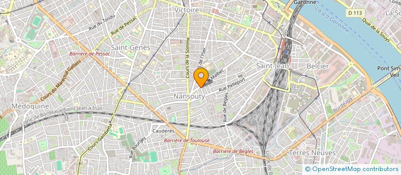 localisation de l'entreprise MADAME ANAIS POUBLAN BELLE  BORDEAUX