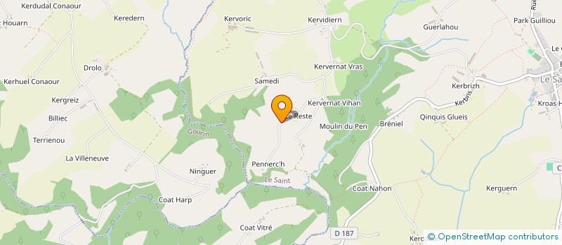 localisation de l'entreprise MADAME ANAIS POUSTHOMIS  LE SAINT