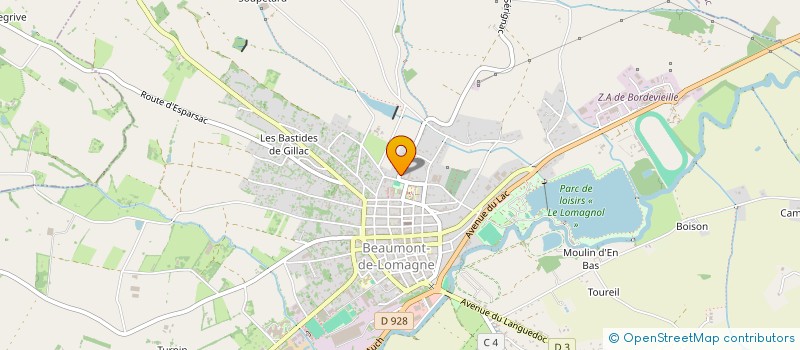 localisation de l'entreprise MADAME ANAIS PRADINES  BEAUMONT-DE-LOMAGNE