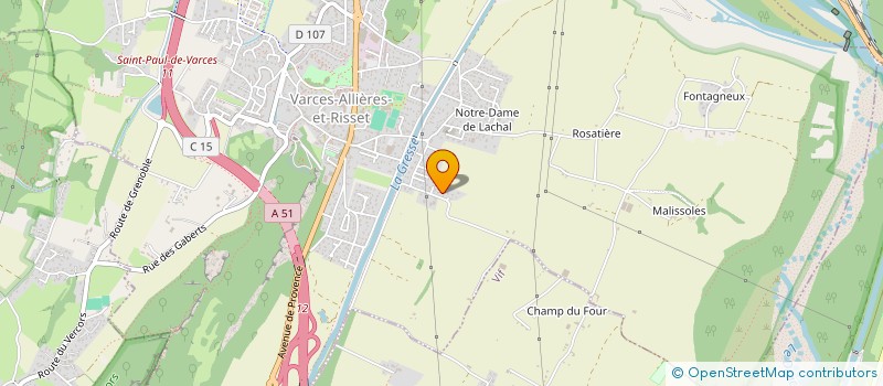 localisation de l'entreprise MADAME ANAIS PREVOST  LE BOURG-D'OISANS