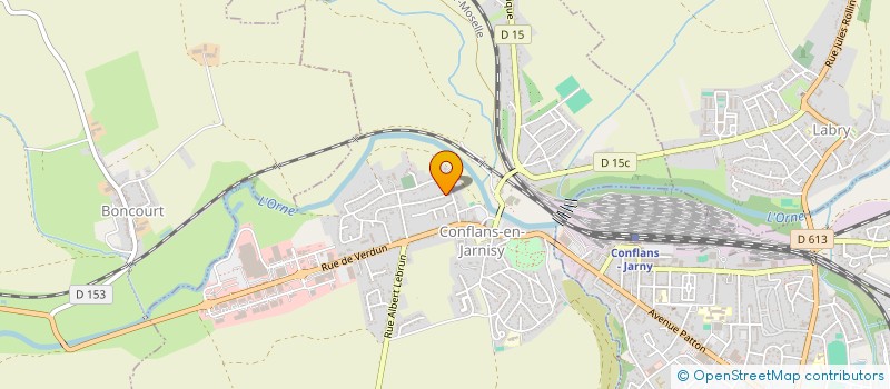 localisation de l'entreprise MADAME ANAIS PRIOUX  CONFLANS-EN-JARNISY