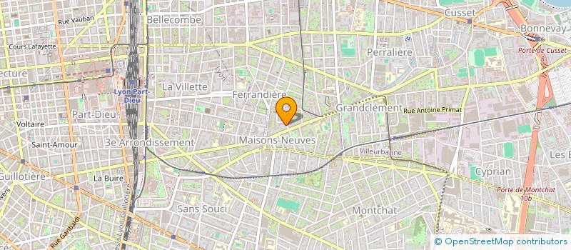 localisation de l'entreprise MADAME ANAIS PUECH  VILLEURBANNE