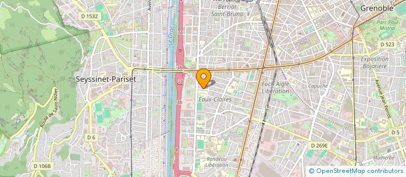 localisation de l'entreprise MADAME ANAIS PUISSANT à GRENOBLE