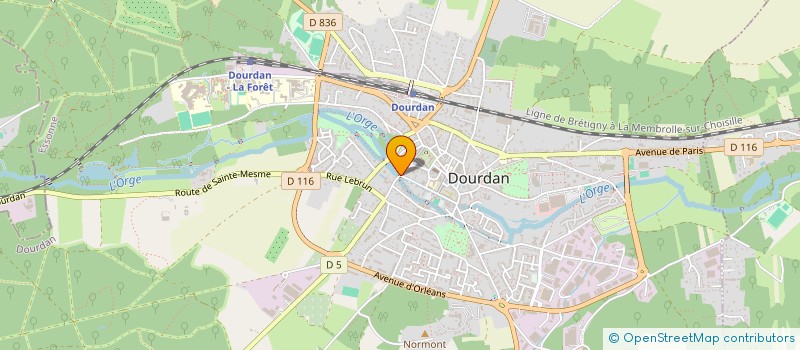 localisation de l'entreprise MADAME ANAIS PYTHOUD à DOURDAN