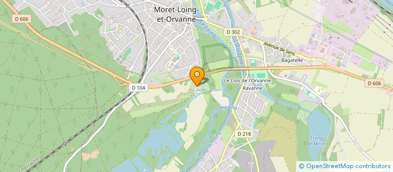 localisation de l'entreprise MADAME ANAIS QUITELLIC  MORET-LOING-ET-ORVANNE