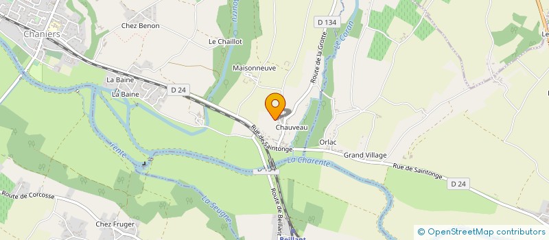 localisation de l'entreprise MADAME ANAIS RABIN  CHANIERS