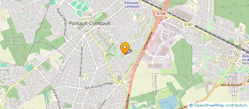 localisation de l'entreprise MADAME ANAIS RADJAI à PONTAULT-COMBAULT