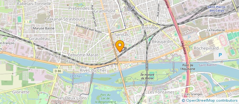 localisation de l'entreprise MADAME ANAIS RAGOT  TOURS