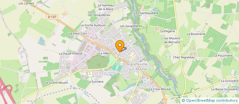 localisation de l'entreprise MADAME ANAIS RAINGEARD  LA PLANCHE