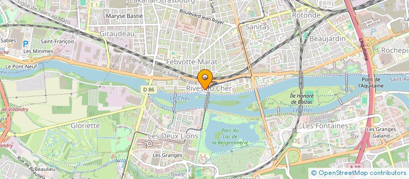 localisation de l'entreprise MADAME ANAIS RAMBAUD  LA RICHE