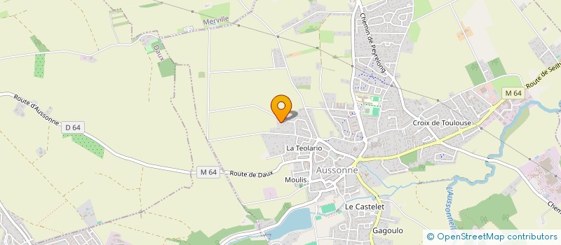 localisation de l'entreprise MADAME ANAIS RASTOUIL à AUSSONNE