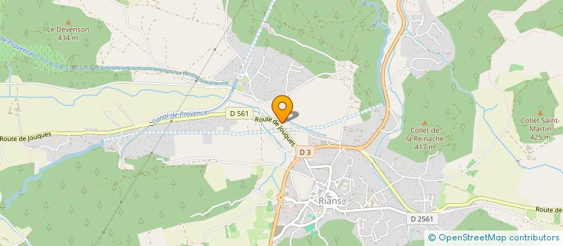 localisation de l'entreprise MADAME ANAIS REVOLTIER  RIANS