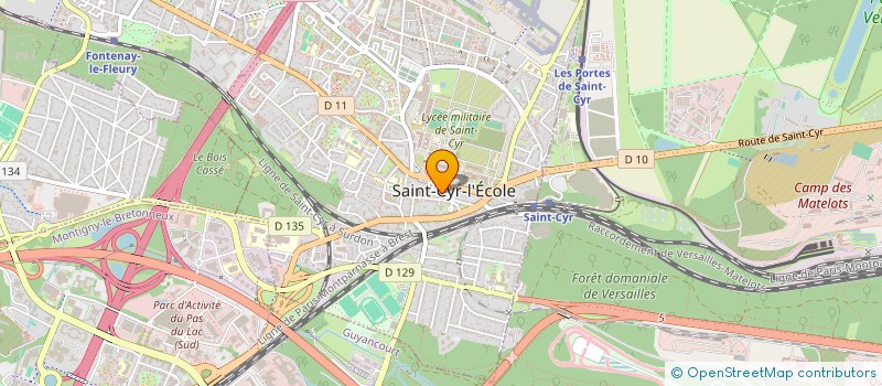 localisation de l'entreprise MADAME ANAIS REYNARD  SAINT-CYR-L'ECOLE