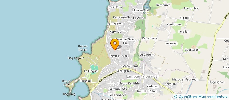 localisation de l'entreprise MADAME ANAIS REYNAUD  LAMPAUL-PLOUARZEL