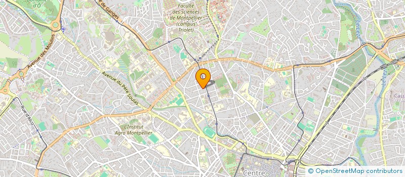 localisation de l'entreprise MADAME ANAIS RHOLAB à MONTPELLIER