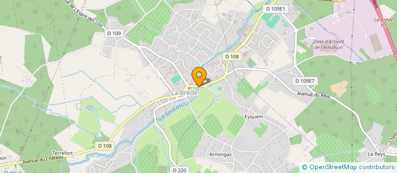 localisation de l'entreprise MADAME ANAIS RICHEZ  SAUCATS