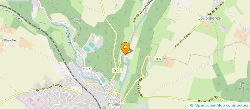 localisation de l'entreprise MADAME ANAIS RINDER  PAVILLY