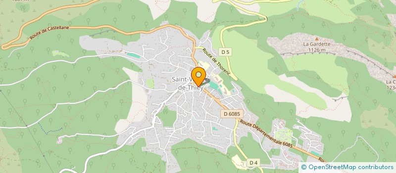 localisation de l'entreprise MADAME ANAIS RISSO à SAINT-VALLIER-DE-THIEY
