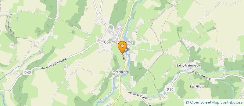 localisation de l'entreprise MADAME ANAIS RIVIERE  COURDEMANCHE