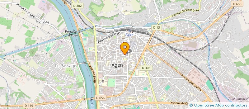 localisation de l'entreprise MADAME ANAIS RIZZI  AGEN